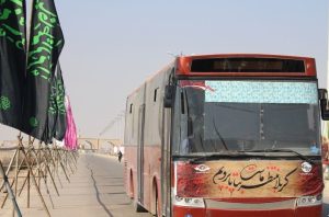 اعزام ۱۱۰ دستگاه اتوبوس از ملایر برای جابجایی زائران کربلا