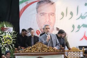 استاندار در مراسم وداع با پیکر مطهر “سردار شهید محمود خداداد”: راز مانایی انقلاب اسلامی، فرهنگ ایثار و شهادت است