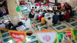 شرکت ۳۰۰ دانش‌آموز منطقه جوکار در مراسم معنوی اعتکاف