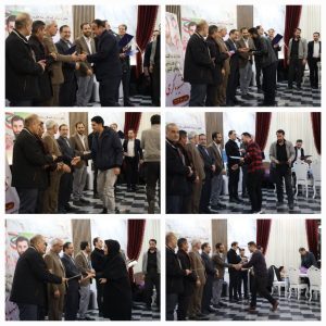 تجلیل از ورزشکاران شهرداری ملایر در المپیاد شهید باکری