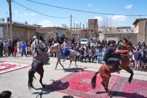 سومین جشنواره نوروزی و بازی‌های بومی-محلی در روستای تاریخی انوج برگزار شد