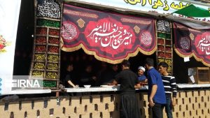 ملایری‌ها آماده پذیرایی از زائران کوی عشق؛ موکب قدمگاه ورود به کربلاست