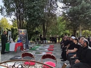ستاره‌هایی که مسیر عزت و استقلال کشور را نشان می‌دهند/ ادای احترام به شهدای اقتدار در ملایر