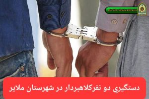 فرمانده انتظامی ملایر خبر داد: دستگیری دو نفر کلاهبردار از طلافروشی و ۱۱ نفر سارق محصولات باغی