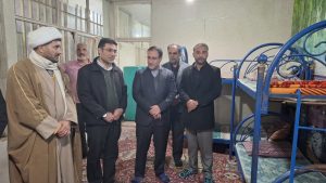 بازدید مسئولین از گرماخانه شهرداری ملایر در شب یلدا
