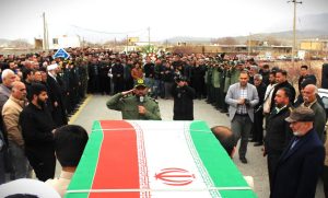 گزارش تصویری تشییع پیکر مطهر شهید والامقام قاسم جمشیدی در روستای مصلحان ملایر