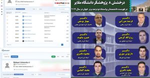 هشت پژوهشگر دانشگاه ملایر در فهرست دو درصد دانشمندان پراستناد جهان در سال ۲۰۲۶ قرار گرفتند